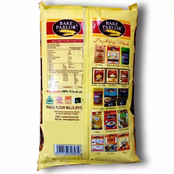 Bake Parlor Khaalis Chakki Atta - 5KG (Plastic Packing) - Image 2