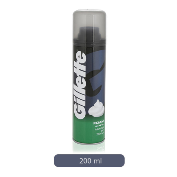 Gillette Shaving Foam Menthol - 200ml