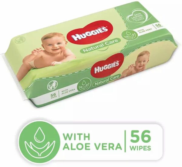 Huggies Baby Wipes Natural Care - 56 Pcs