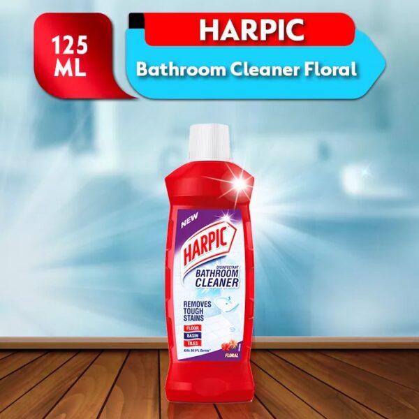 Harpic Bathroom Cleaner, Floral - 125ml