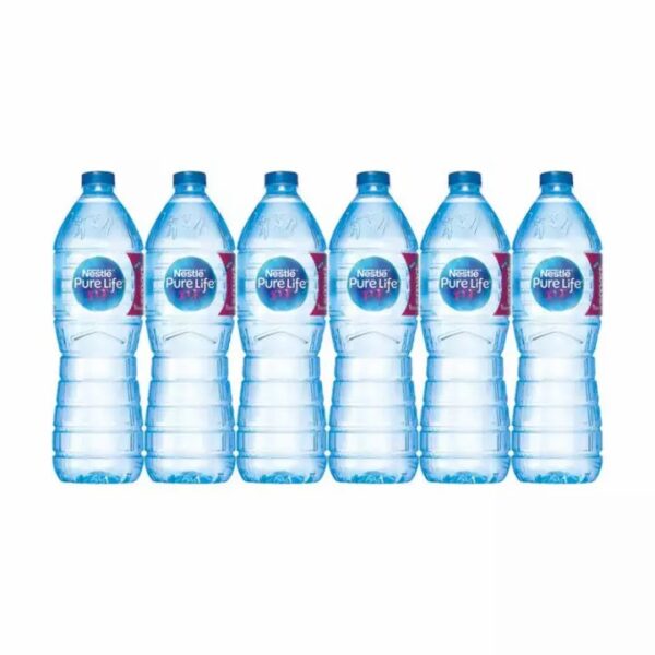 Nestlé Pure Life Water - 1.5Ltr, Pack of 6