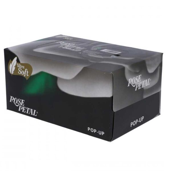 Rose Petal Pop Up Black Ultra Soft - 1 pack (150 Pieces)